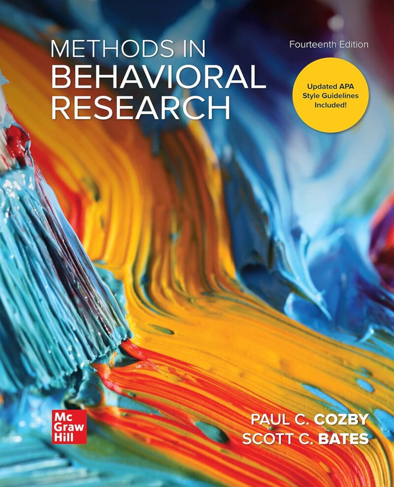 Methods in Behavioral Research 14th Edition