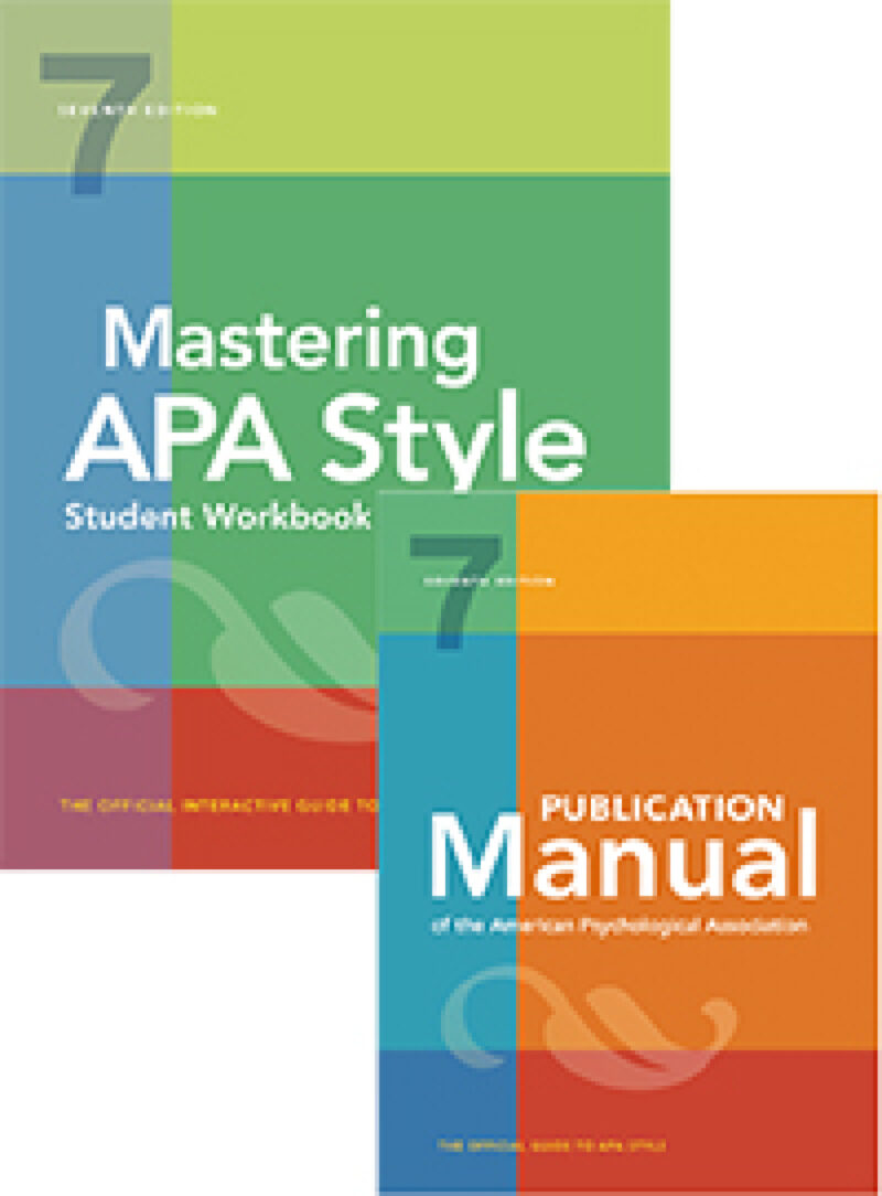 Mastering APA Style Student Workbook Publication Manual bundle 7th Edition