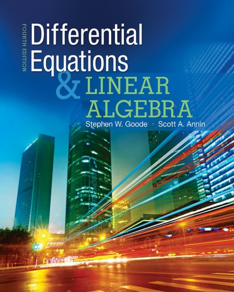 Differential Equations and Linear Algebra 4th Edition