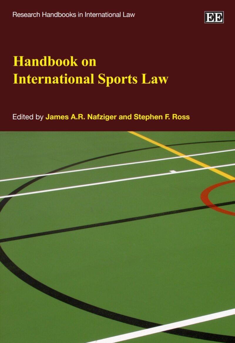 Handbook on International Sports Law 1st edition