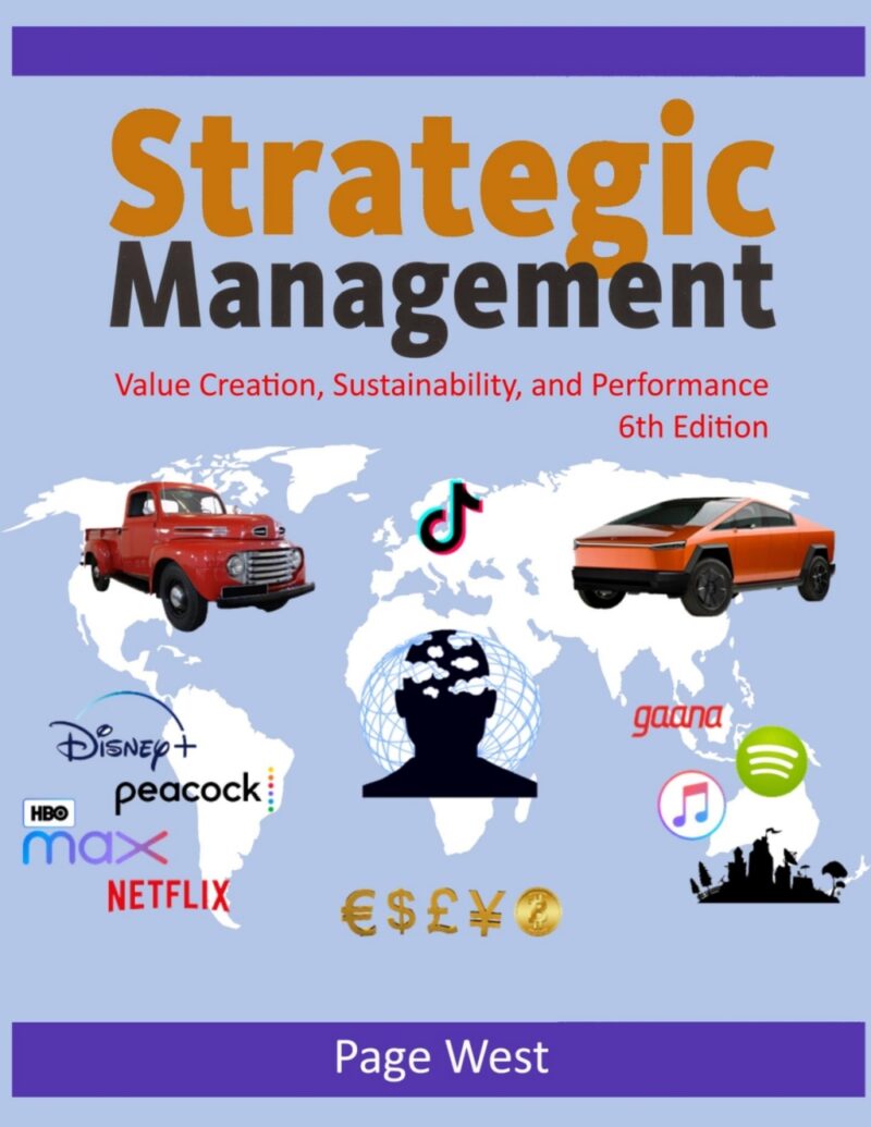 Strategic Management: Value Creation, Sustainability, and Performance 6th Edition