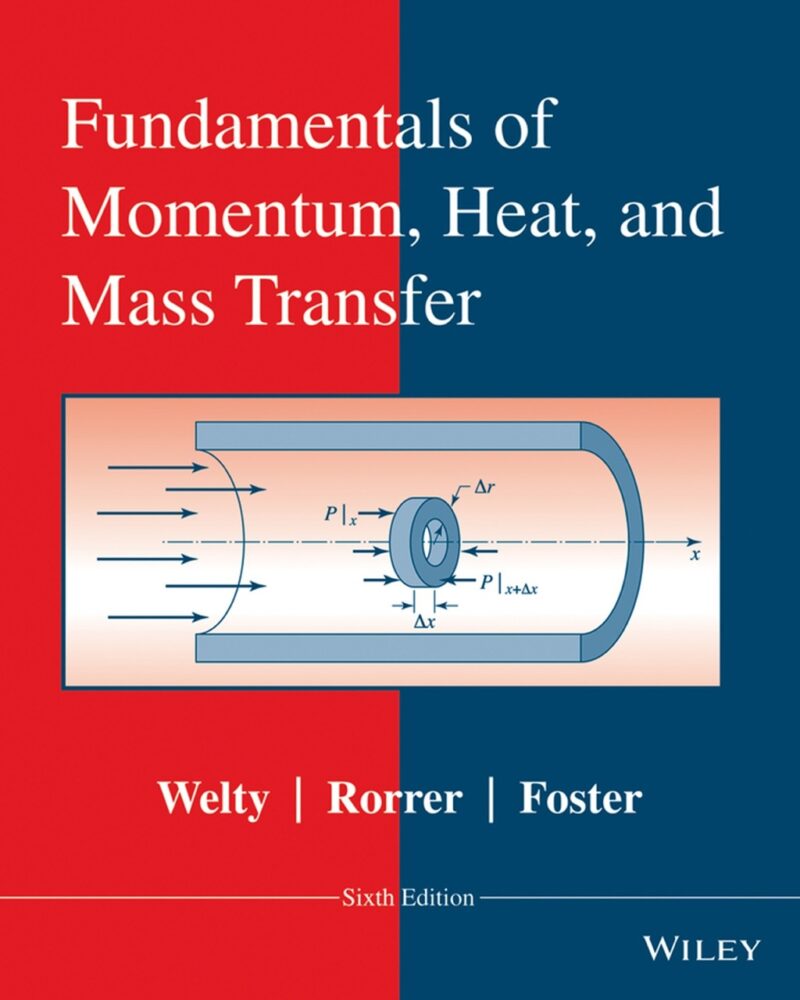 Fundamentals of Momentum, Heat and Mass Transfer 6th Edition