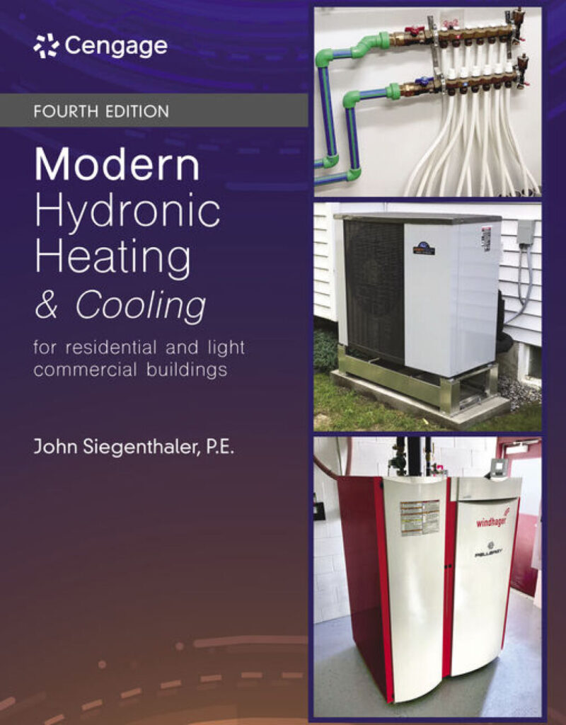 Modern Hydronic Heating - For Residential and Light Commercial Buildings 4th Edition