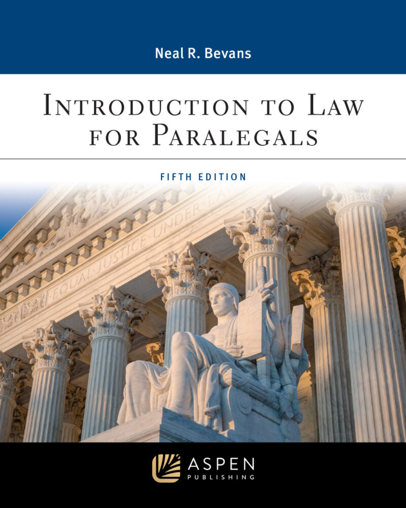 Introduction to Law for Paralegals 5th Edition