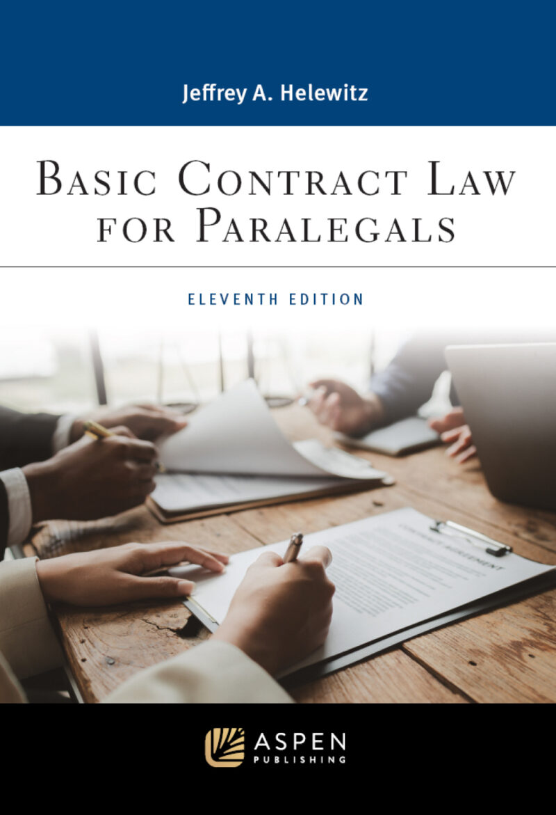 Basic Contract Law for Paralegals 11th Edition