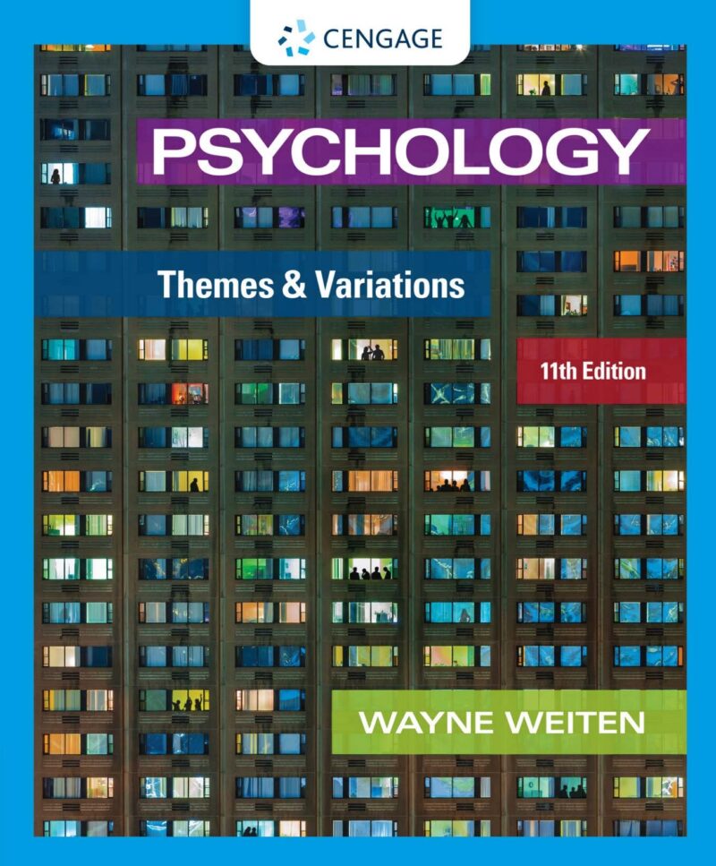 Psychology - Themes and Variations, 11th Edition